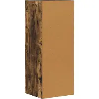 vidaXL Sideboard ELST Geräucherte Eiche 40 x 35 x 100,5 cm