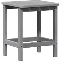 vidaXL Beistelltisch Hellgrau 38 x 38 x 46 cm Polyethylen