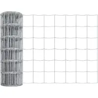 vidaXL Euro-Zaun mit Betonsockel 25 x 0,6 m Verzinkter Stahl Silber