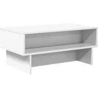 vidaXL Couchtisch Weiß 80 x 46 x 35 cm Holzwerkstoff