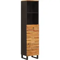 vidaXL Badezimmerschrank Artisan-Eiche 38 x 33 x 160 cm