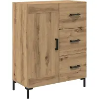 vidaXL Sideboard Artisan-Eiche 69.5 x 34 x 90 cm Holzwerkstoff