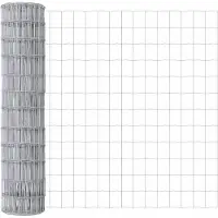 vidaXL Eurozaun 1,2 x 25 m PVC-beschichtetes Eisen