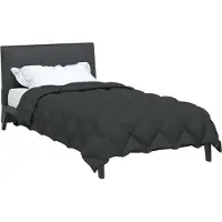 vidaXL Winterbettdecke 140 x 220 cm 450 g/m² Anthrazit