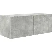 vidaXL TV-Schrankset 2 pcs Beton Grau Holzwerkstoff