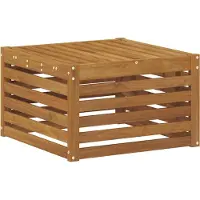 vidaXL Ecksofa Set 7 pcs Natur Massivholz Akazie