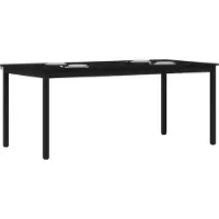 vidaXL Esstische 180 x 90 x 75 cm Holzwerkstoff Rechtwinklig