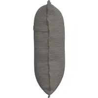 vidaXL Rückenkissen Hellgrau 60 x 50 cm Cordstoff