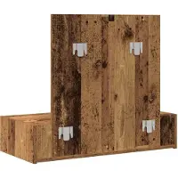 vidaXL Schminktisch Braun 83 x 40 x 70 cm Holzwerkstoff