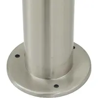 vidaXL Pollerleuchte mit Sensor und Steckdose 120 cm Edelstahl IP44