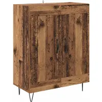 vidaXL Highboard 2 Stk. Altholz 69,5 x 34 x 180 cm Holzwerkstoff