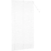 vidaXL Balkenjalousien Weiß 220 x 120 cm Aluminium