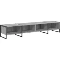 vidaXL TV-Schränk 170,5 x 36 x 30,5 cm Graues Sonoma Holzwerkstoff