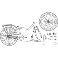vidaXL Kinderfahrrad