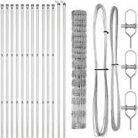 vidaXL Schweißdrahtzaun mit Spikes 100 x 0,8 m Verzinkter Stahl Silber