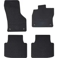 vidaXL Autofußmatte 4 pcs Schwarz geeignet für VW Arteon 2017- 4D Aft