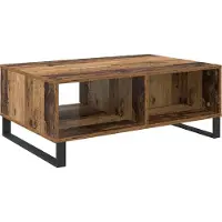 vidaXL Couchtisch Altholz 90 x 60 x 35 cm Holzwerkstoff