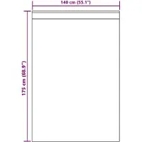 vidaXL Verdunkelungsvorhänge 2 stk. Dunkelgrau 140 x 175 cm Samt