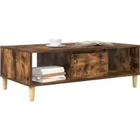 vidaXL Couchtisch Räuchereiche 102 x 55 x 35 cm Holzwerkstoff