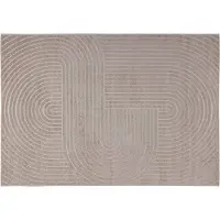 vidaXL Bereichsteppiche PALMERAS Beige 280 x 200 cm Polyester