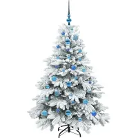vidaXL Leif (mit LEDs und blauen Kugeln)