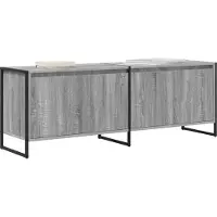 vidaXL TV-Schränk 140 x 36 x 49,5 cm Graues Sonoma Holzwerkstoff