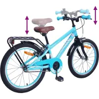 vidaXL Kinderfahrrad 20 Zoll für 6-11 Jahre alt Himmelblau