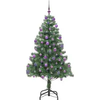 vidaXL Mads (mit 300 LEDs und lilafarbenen Bällen)