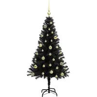 vidaXL Mads (mit 150 LEDs und goldenen Kugeln)
