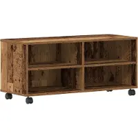 vidaXL TV-Schränk 90 x 35 x 40,5 cm Braun Holzwerkstoff