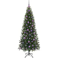 vidaXL Kim (mit LEDs und lilafarbenen Bällen)