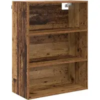 vidaXL Highboard Altholz 69,5 x 34 x 180 cm Holzwerkstoff