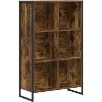 vidaXL Bücherregal Raucharbe 99,5 x 30 x 108,5 cm Holzwerkstoff