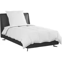vidaXL Winterbettdecke mit Kissen 2 pcs Weiß Daunenfeder