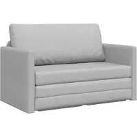 vidaXL Schlafsofa 110cm Wolkengrau Stoff