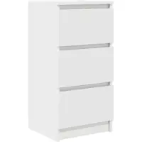 vidaXL Sideboard Weiß 37,5x35x76 cm Holzwerkstoff