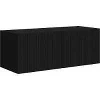 vidaXL TV-Wandschrank 2 pcs Schwarz 78,5 x 31 x 29,5 cm Holzwerkstoff