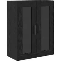 vidaXL Highboard 2 Stk. Schwarz Eichen-Optik 69,5 x 34 x 180 cm
