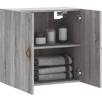 vidaXL Wandschrank Grau Sonoma 60x31x60 cm Holzwerkstoff
