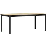 vidaXL Esstische 180 x 90 x 75 cm Holzwerkstoff Rechtwinklig