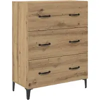 vidaXL Highboard Artisan-Eiche 69,5 x 34 x 180 cm Holzwerkstoff