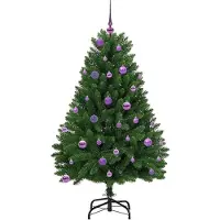 vidaXL Lumi (mit 150 LEDs und lilafarbenen Bällen)
