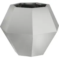 vidaXL Pflanzkübel 2 pcs Silber 50 x 50 x 40 cm Verzinkter Stahl