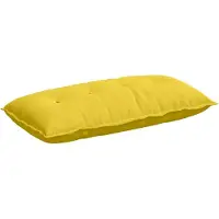 vidaXL Rückenkissen Helles Gelb 100 x 19 x 50 cm Stoff