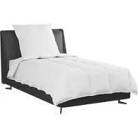 vidaXL 2-in-1 Bettdecke mit Kissen 2 pcs Weiß Daunenfeder
