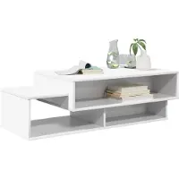vidaXL Couchtisch Weiß 105 x 50 x 32,5 cm Holzwerkstoff