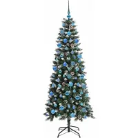 vidaXL Rune (mit LEDs und blauen Kugeln)