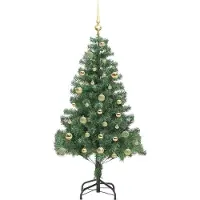 vidaXL Mads (mit 150 LEDs und goldenen Kugeln)