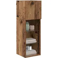 vidaXL Wandmontierte TV-Schränke 2 Stk. Altholz Holzwerkstoff
