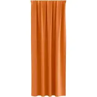 vidaXL Verdunkelungs-Vorhänge mit Ringen 2 pcs Helles Orange